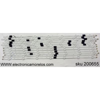 KIT DE LED PARA TV / VIZIO LSC650FN04-J01 / IC-B-VZAA65D761B / MODELO E65-E0 LAUSVKAS